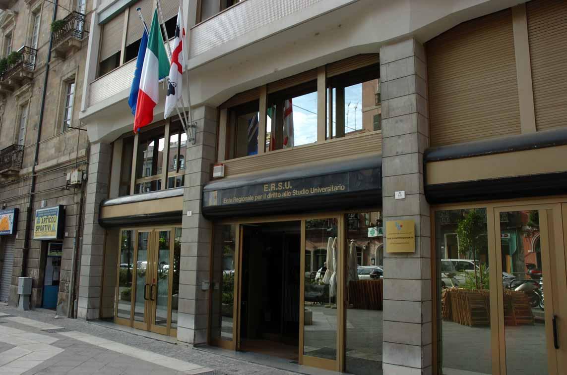 La sede dell'Ersu a Cagliari