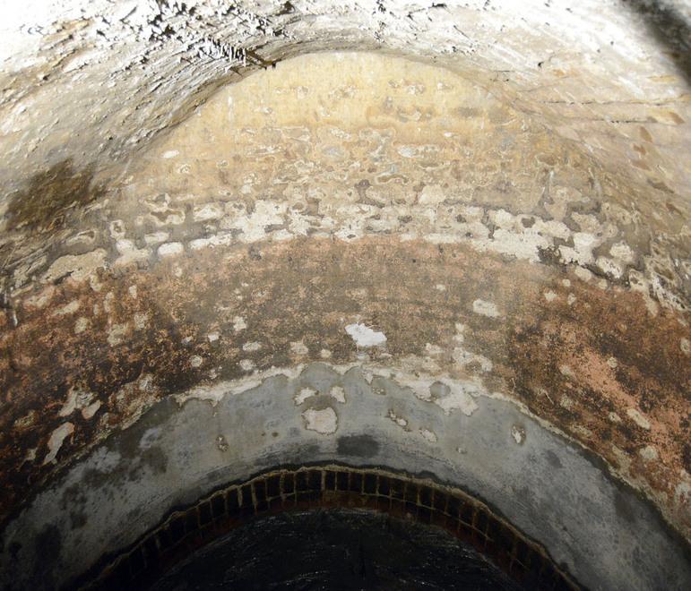Nel cortile della Rocca una cisterna del 1300 