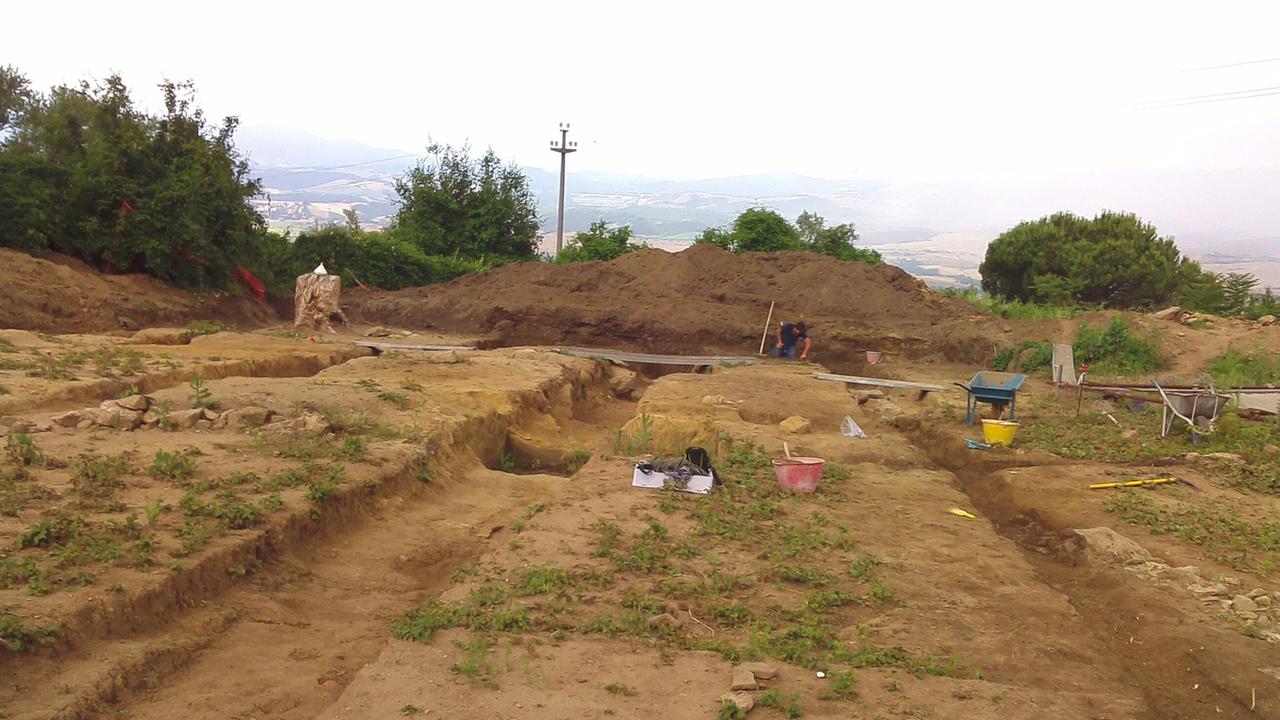 Il terreno all’Ortino dov’è stata scoperta la tomba etrusca