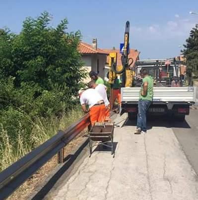 Dopo 15 anni tolte le transenne a Montiano