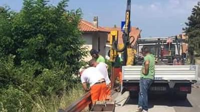 Dopo 15 anni tolte le transenne a Montiano