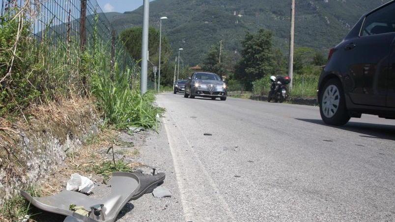 Grave dopo lo schianto in moto