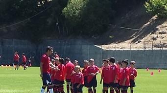 Partito il camp del Cagliari calcio