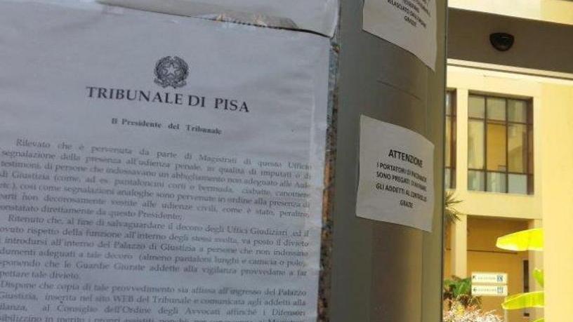 Tribunale, in vigore il “codice” estetico dell’abbigliamento
