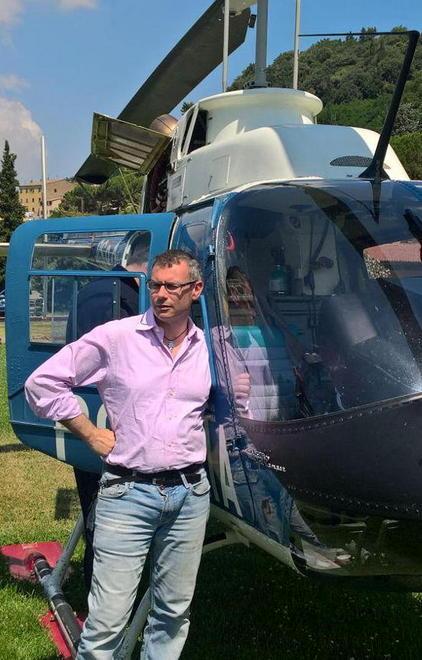 Controlli con l’elicottero della polizia