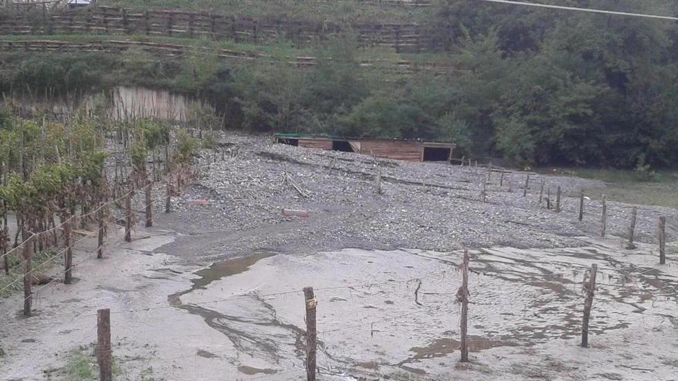 Lavori sulle strade per riparare i danni dell’alluvione 2013