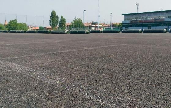 S. Michele, erba nuova allo stadio 