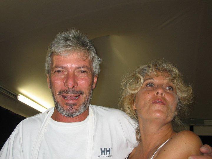 "Fabietto" con la moglie