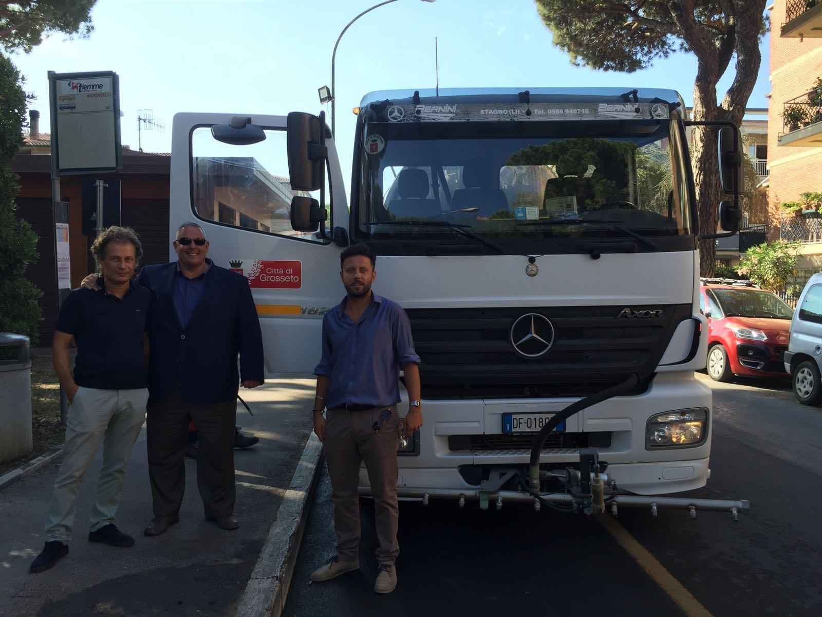 L'autobotte entrata in funzione 