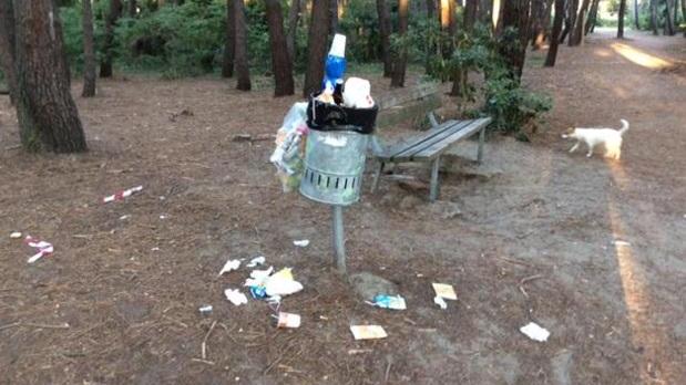 Un esempio del degrado della zona