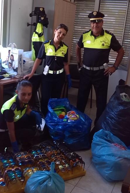 Blitz a Porto Taverna: sequestrata merce contraffatta
