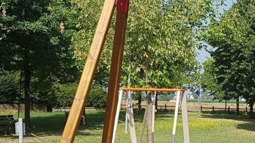Altalena per disabili al Liofante