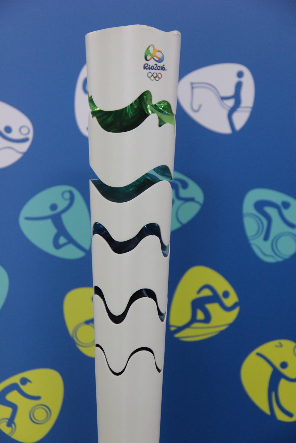 La torcia olimpica di Rio 2016