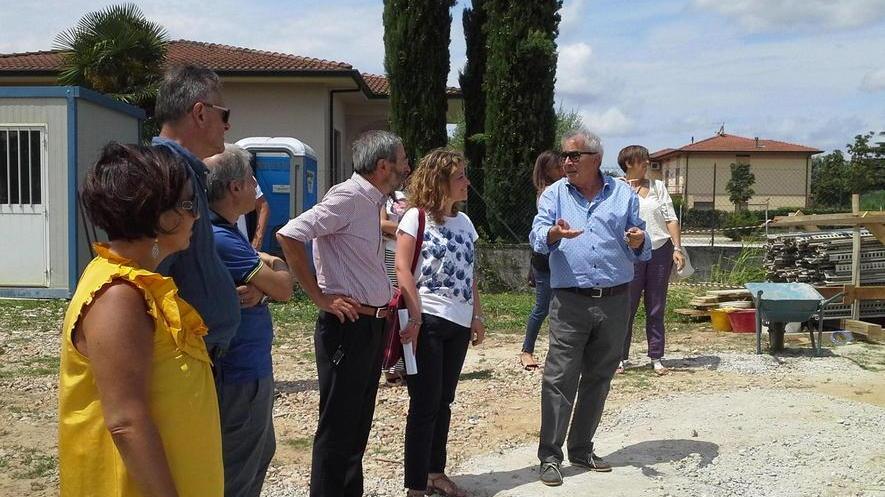 Sopralluogo al cantiere del centro diurno