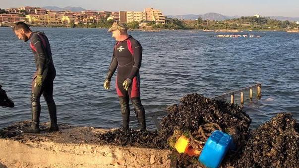 La peschiera trasformata in allevamento abusivo