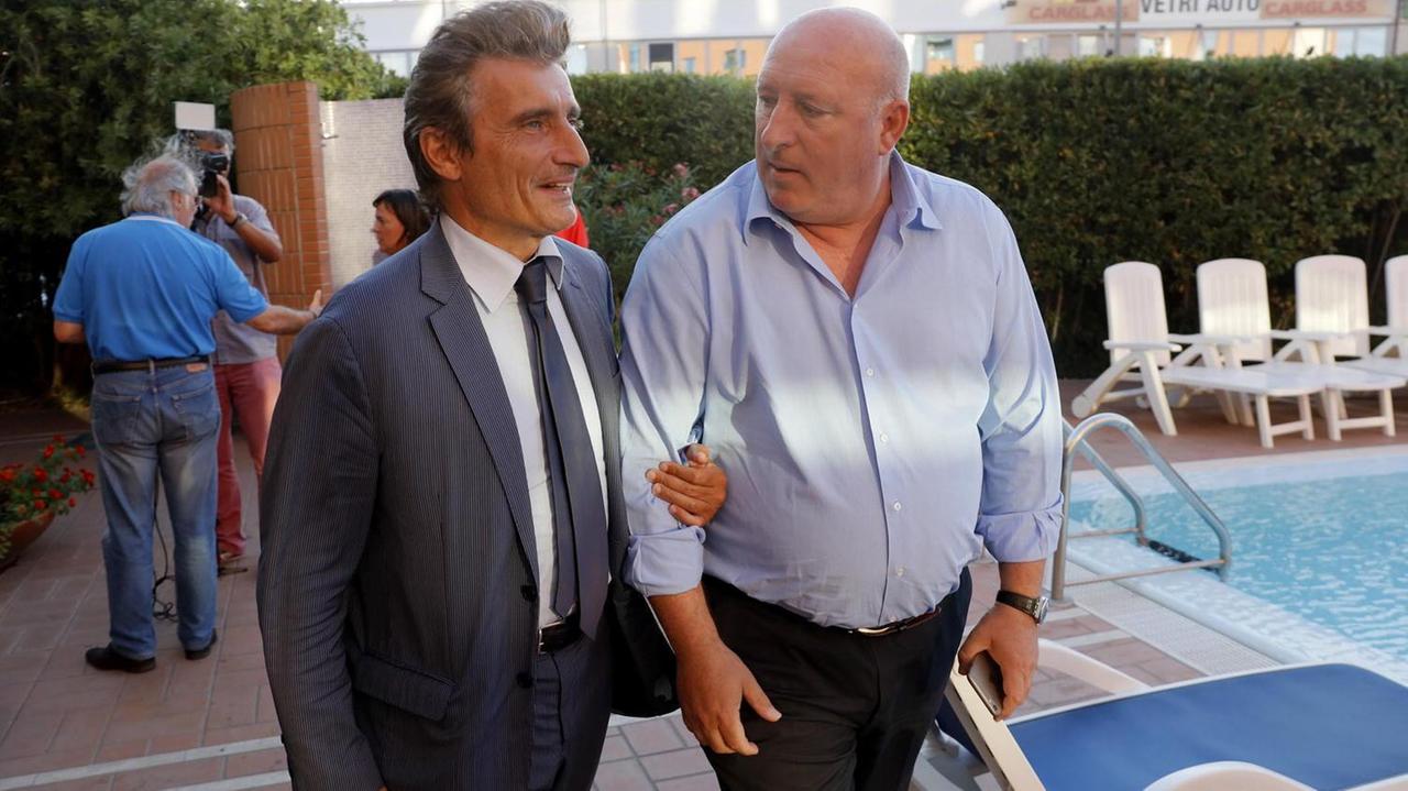 Il presidente Petroni e il dg Lucchesi