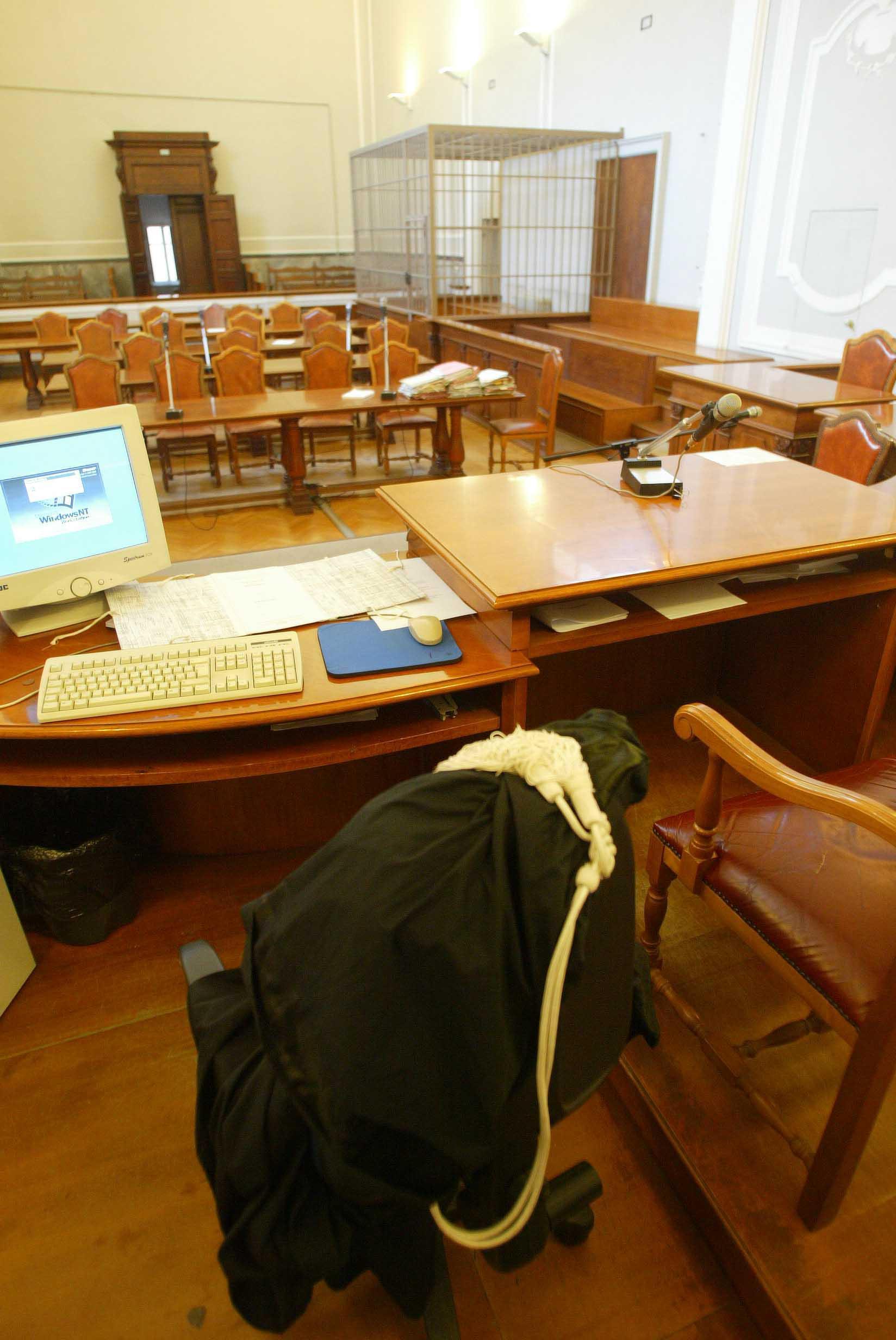 Un'aula di Tribunale