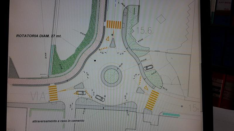 Il progetto della nuova rotatoria