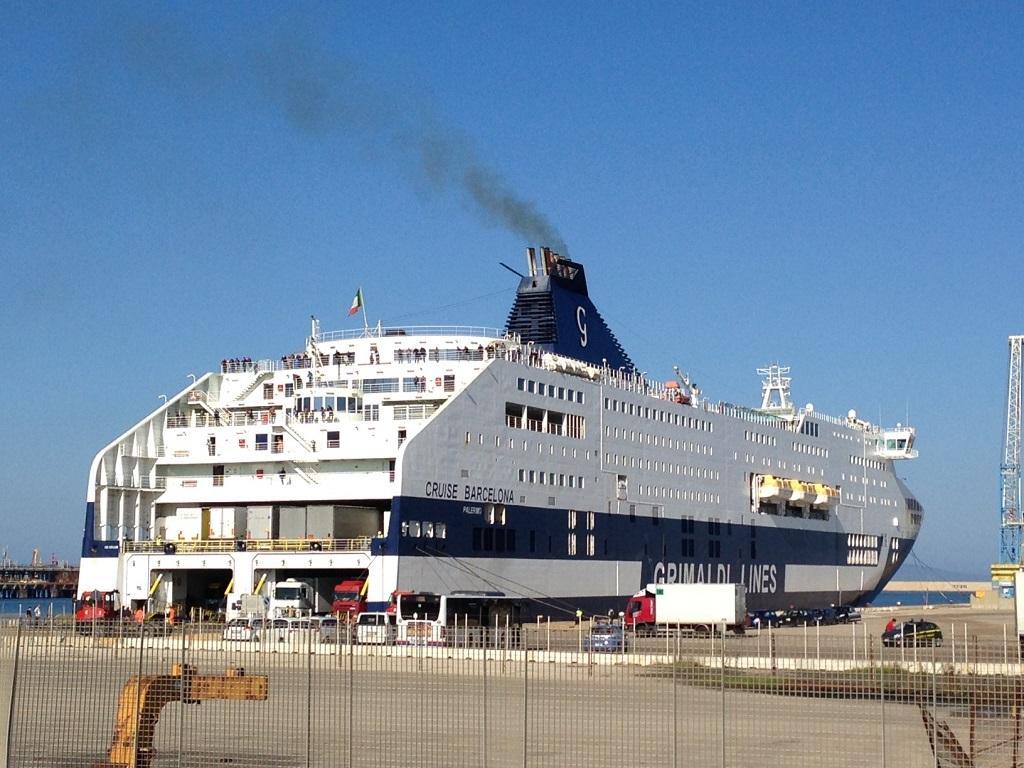 Un traghetto della Grimaldi