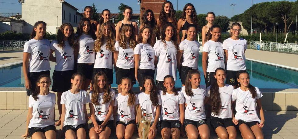 Le sincro juniores si ricoprono d’oro 