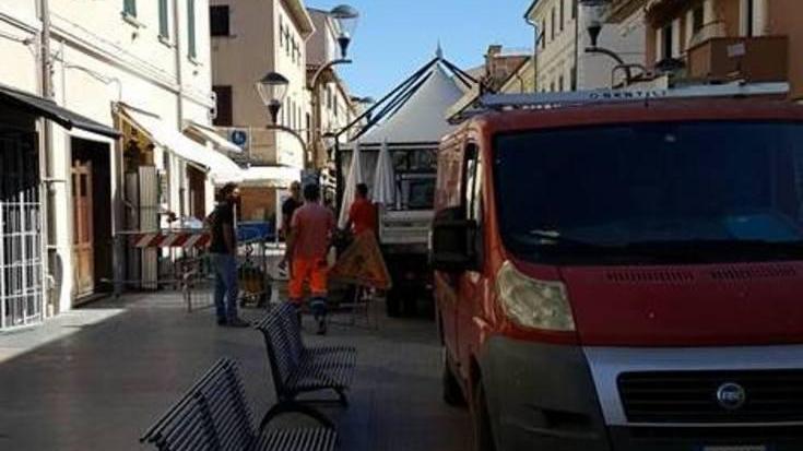 Zona blu ridotta a cantiere rete idrica di nuovo in tilt
