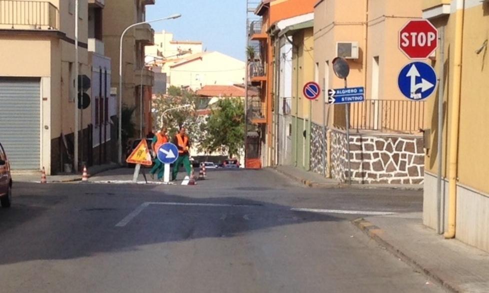 Nuova segnaletica in via Balai
