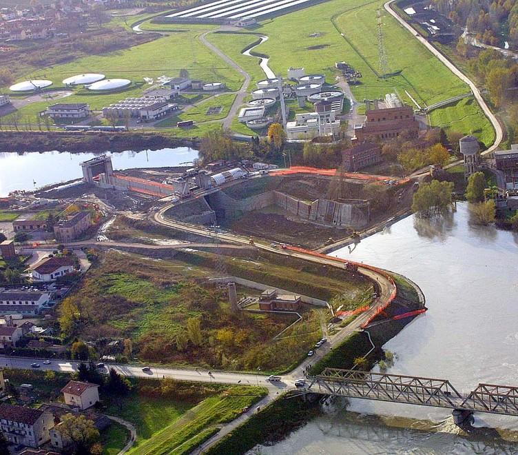 La Conca di Ponte è tutta interrrata Navigazione bloccata fra Boicelli e Po