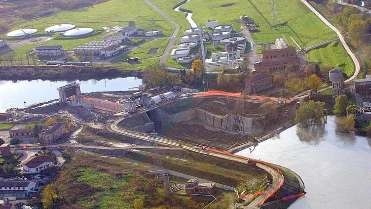 La Conca di Ponte è tutta interrrata Navigazione bloccata fra Boicelli e Po