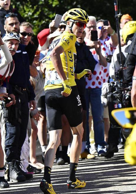 Finimondo Mont Ventoux Froome costretto a correre 