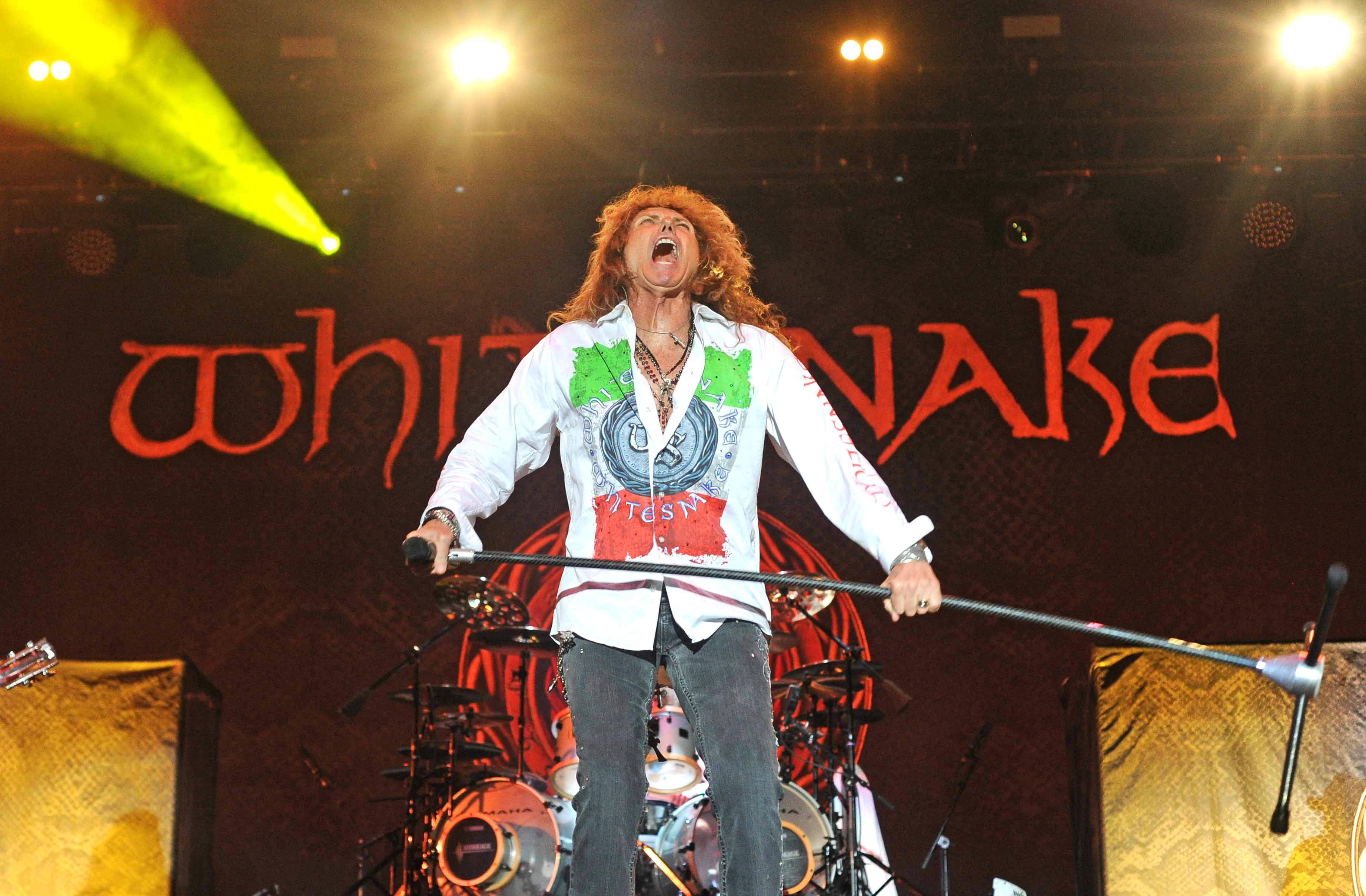 David Coverdale sul palco del Pistoia Blues (foto Gori)