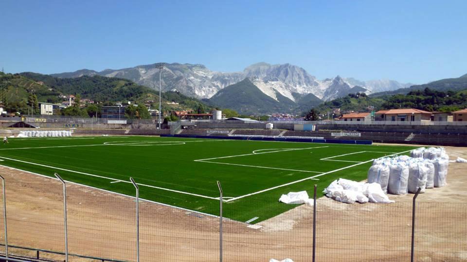 Il campo dello stadio dei Marmi