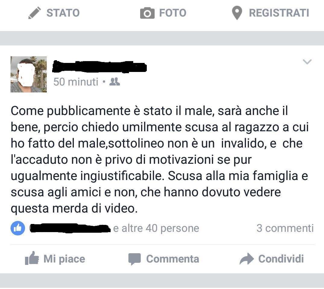 Il post dell'aggressore di San Teodoro