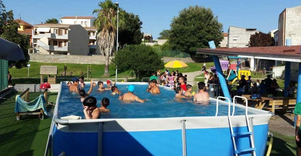 Nel parco due piscine per il relax 