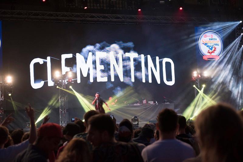 Clementino sul palco del Summer Festival (Foto Sernacchioli)
