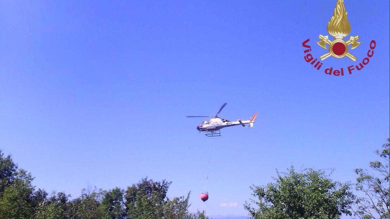 Incendio a Staffoli: in fumo tre ettari di bosco e sterpaglie