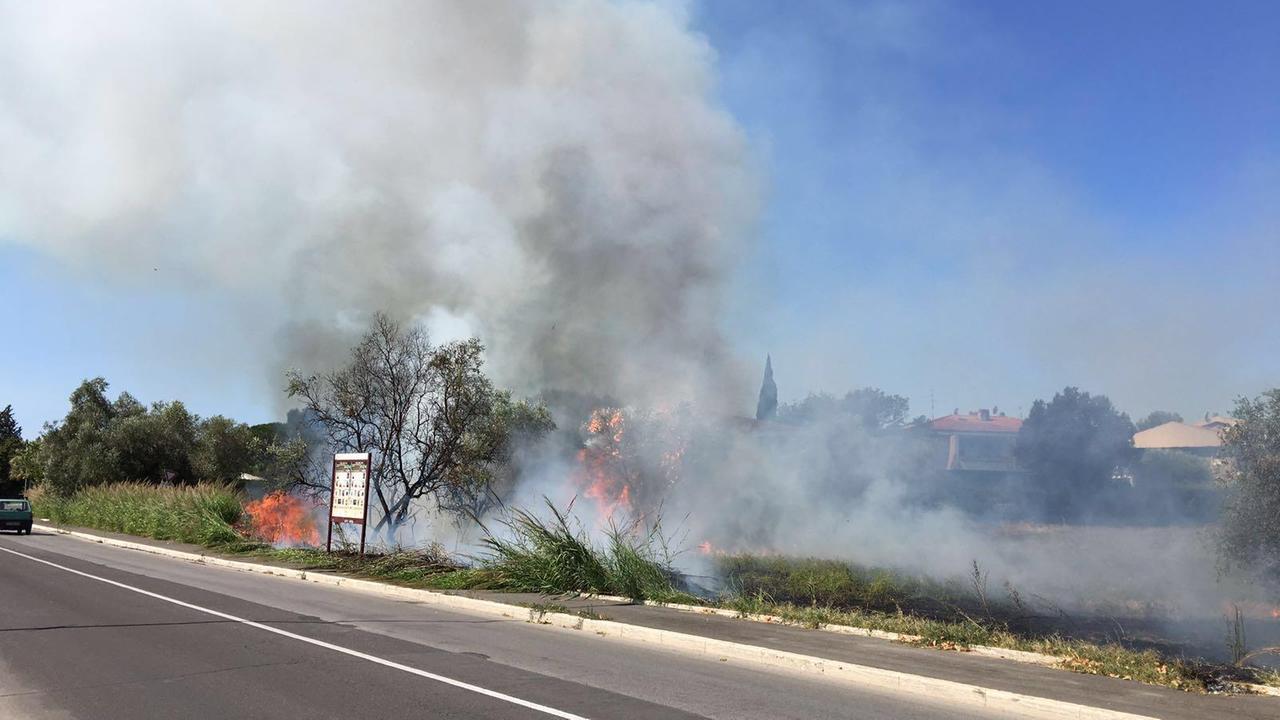 L'incendio in via Cimabue