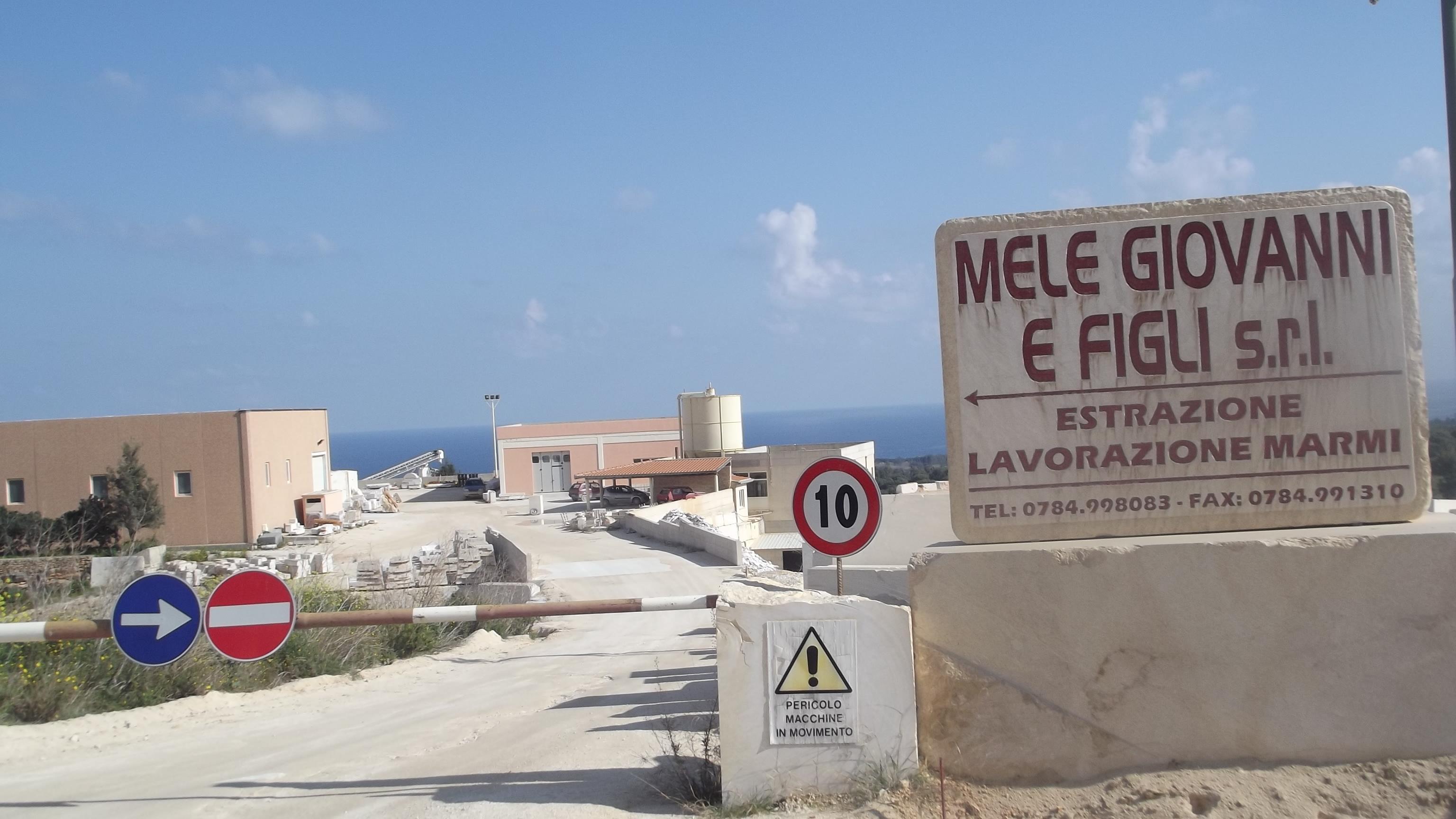 La cava di Orosei in cui nel 2014 avvenne l'incidente