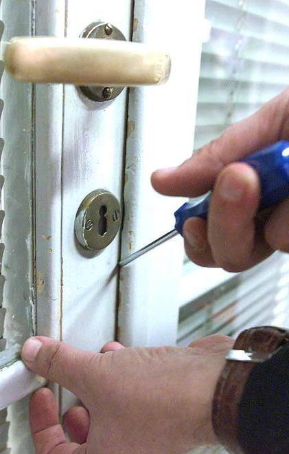 Ladro ripreso dalle telecamere 
