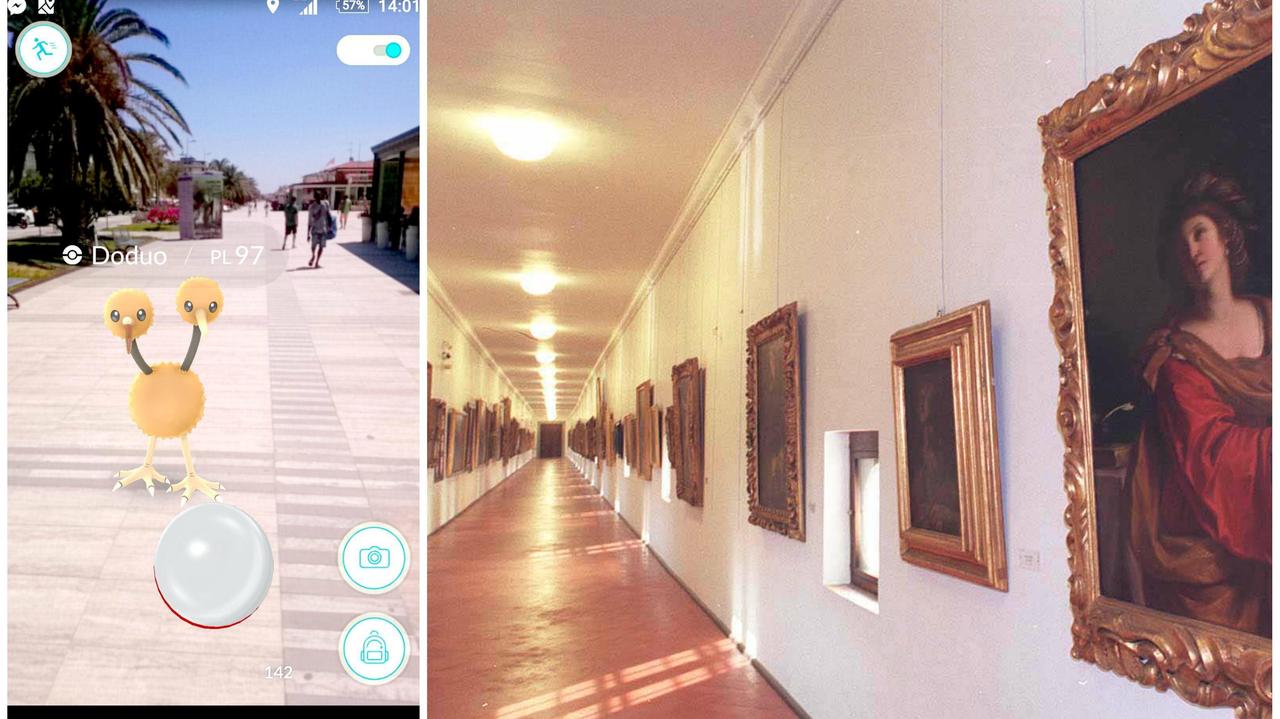 I Pokèmon "infestano" anche gli Uffizi, avvistati nella Galleria Vasariana