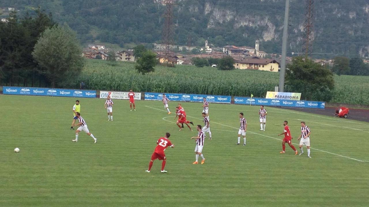 Una fase dell'amichevole dei nerazzurri