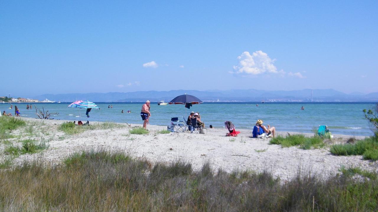 La spiaggia del Giunco a Carloforte