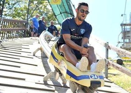 Laurini a tutta velocità «Col bob pure in campo» 