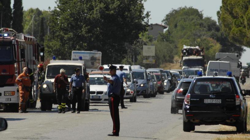 Nube di fumo: Aurelia chiusa tra Follonica e Riotorto