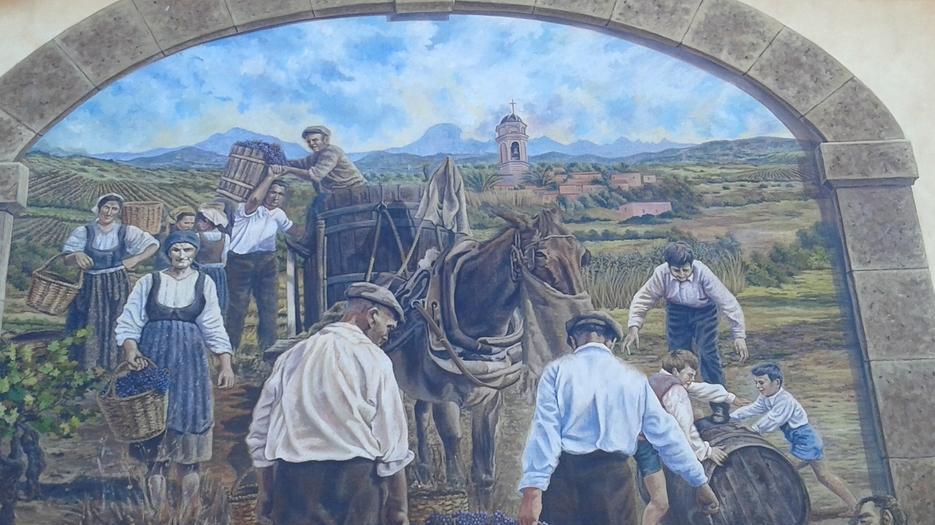 Due murales per celebrare la cultura contadina