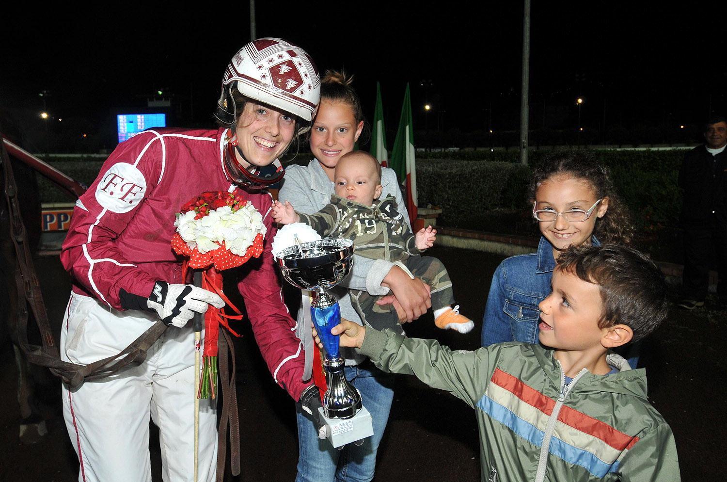 Una premiazione di Rebecca Dami (Foto Rosellini)
