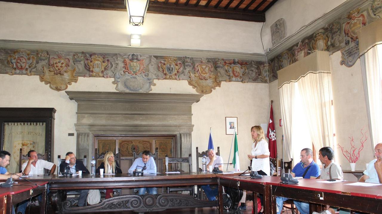 L'intervento dell'assessore regionale Fratoni a Pescia