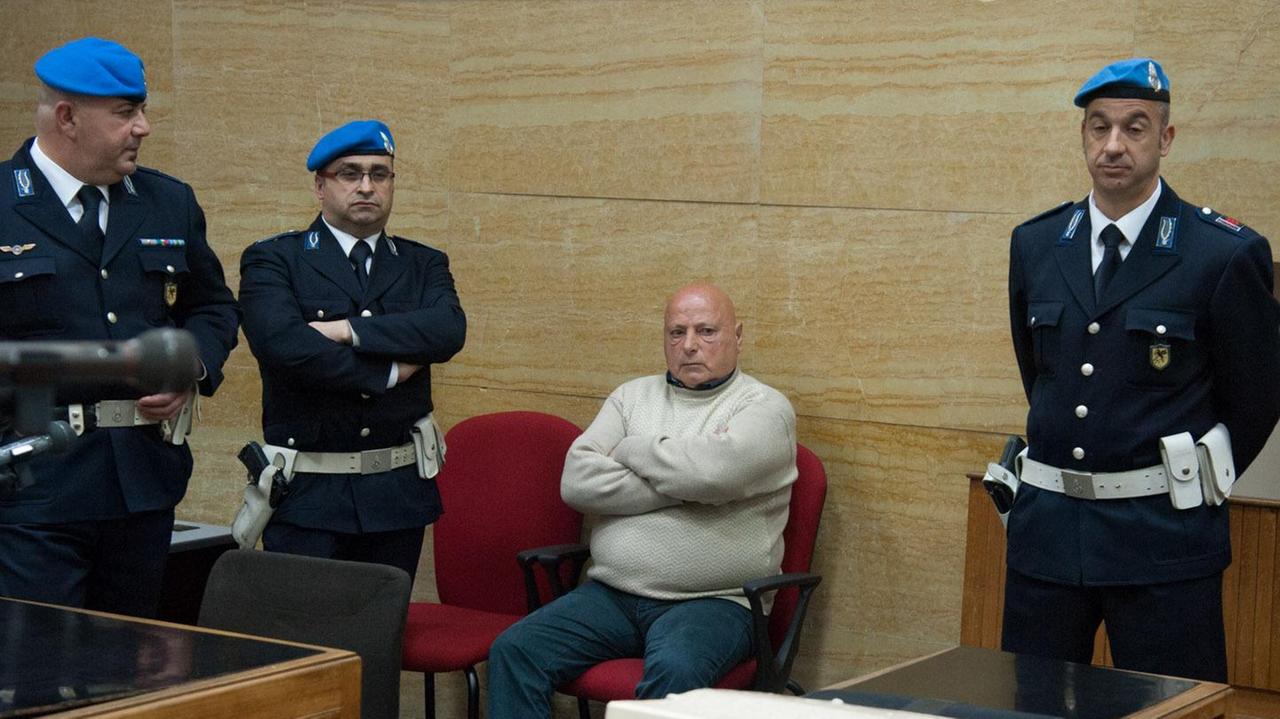 Il processo a Graziano Mesina (foto Mario Rosas)