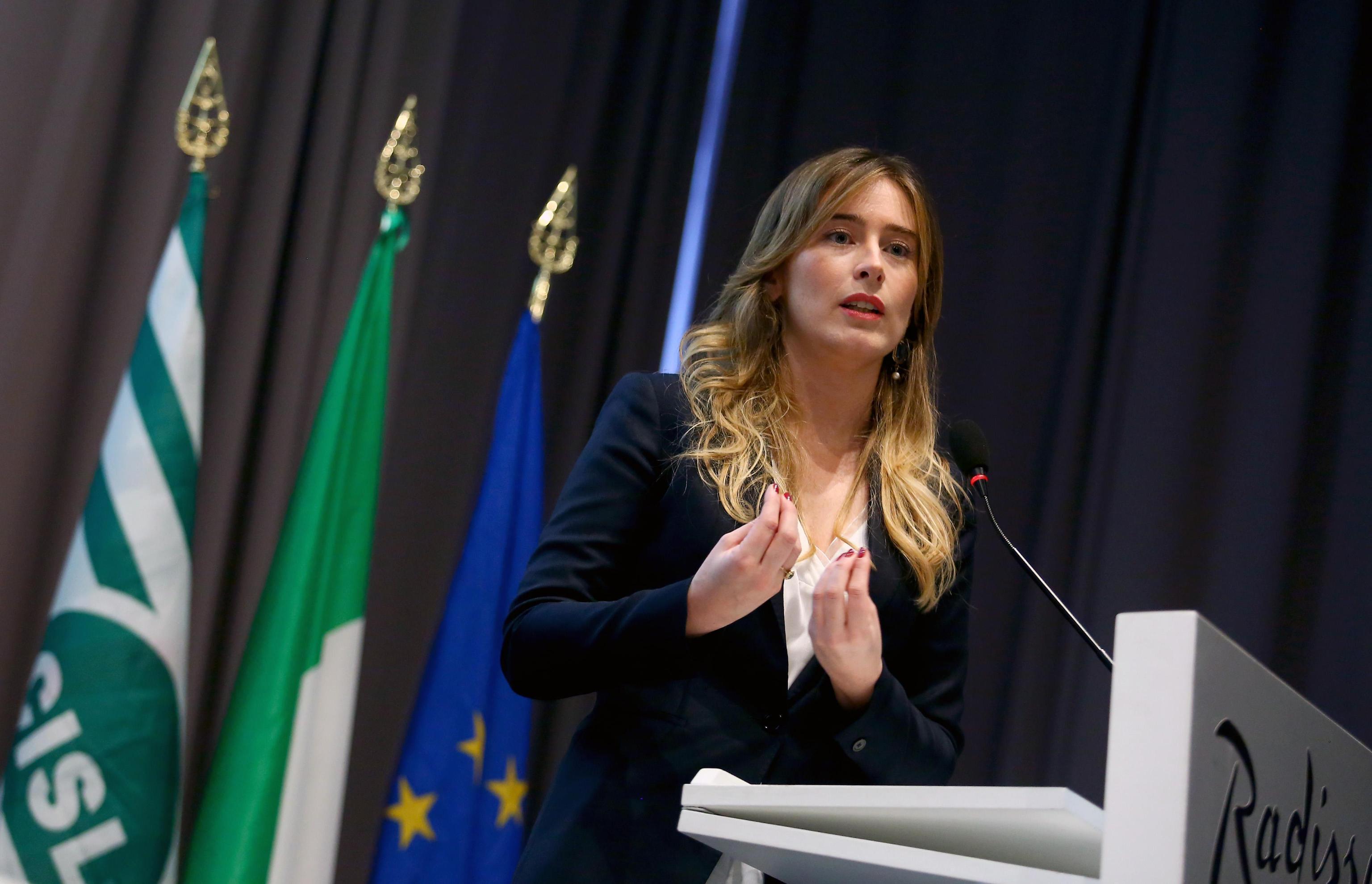 La ministra Maria Elena Boschi