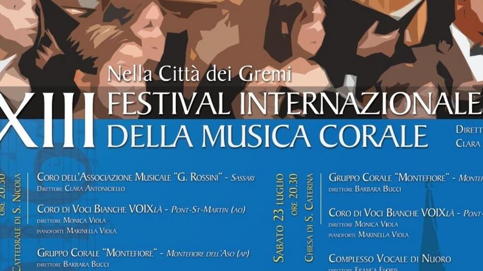 Torna il festival di musica corale “Nella Città dei Gremi”