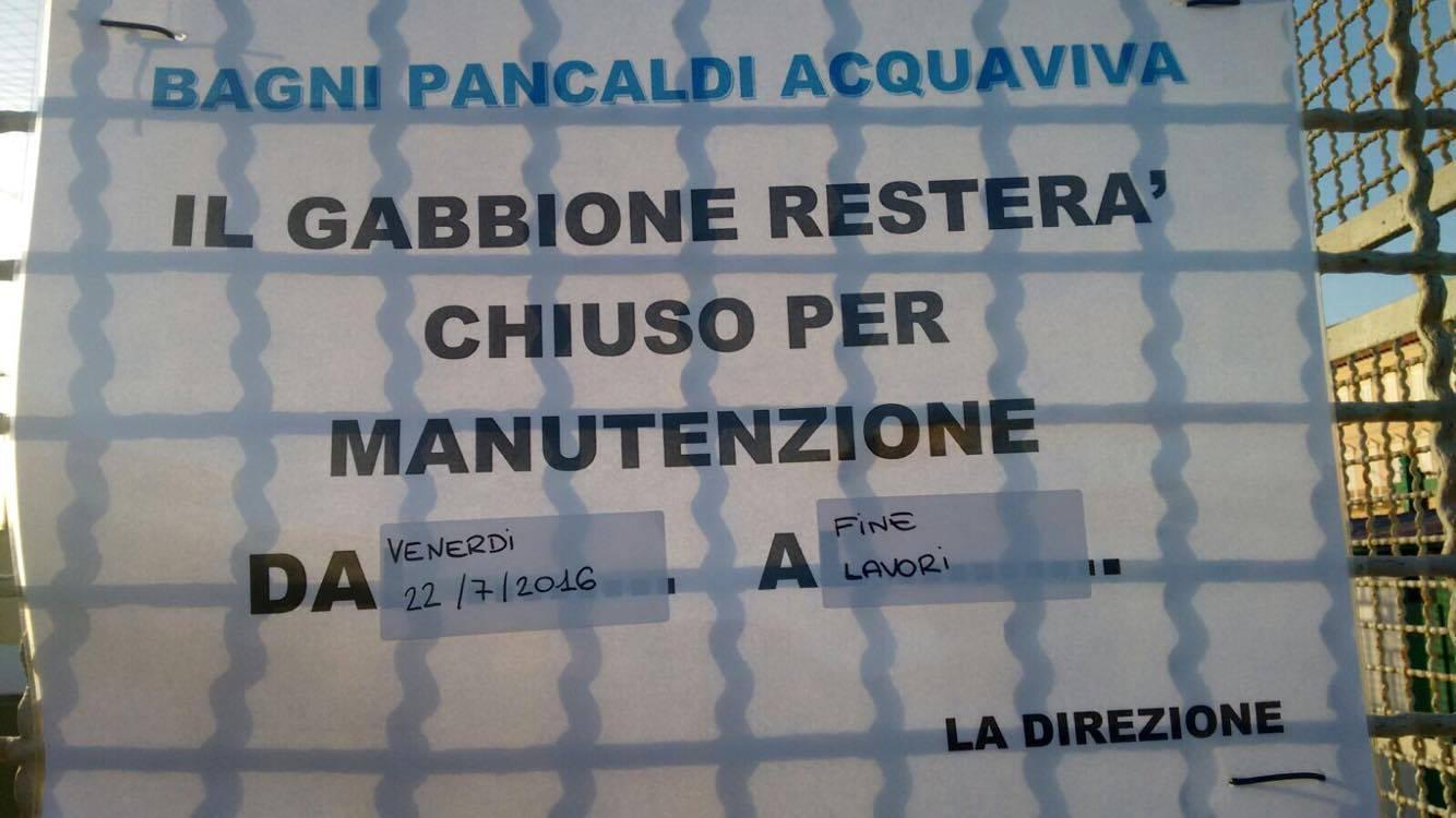 Botte per il gabbione ai Bagni Pancaldi: in due all’ospedale 